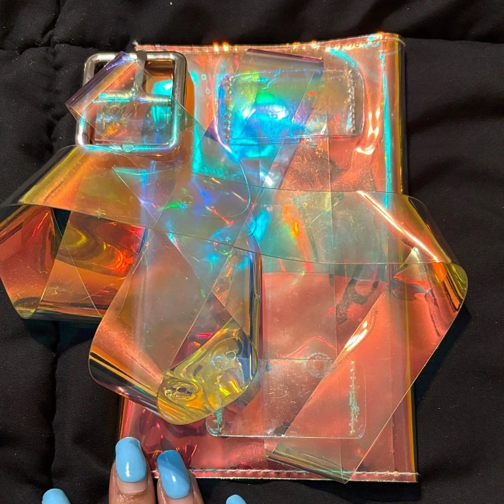 Holographic Clear Fanny Pack